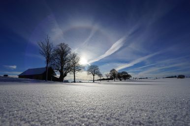 Winterliche Höhe zwischen Büren-Siddinhausen und Kneblinghausen - Dirk Kleeschulte